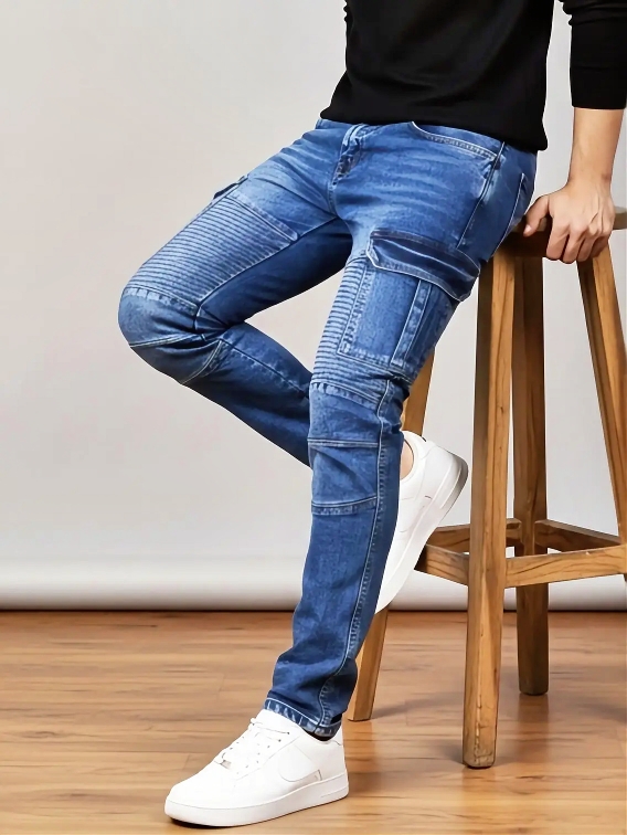 NEW SIX POCKET CARGO – 8 LITE BLUE.